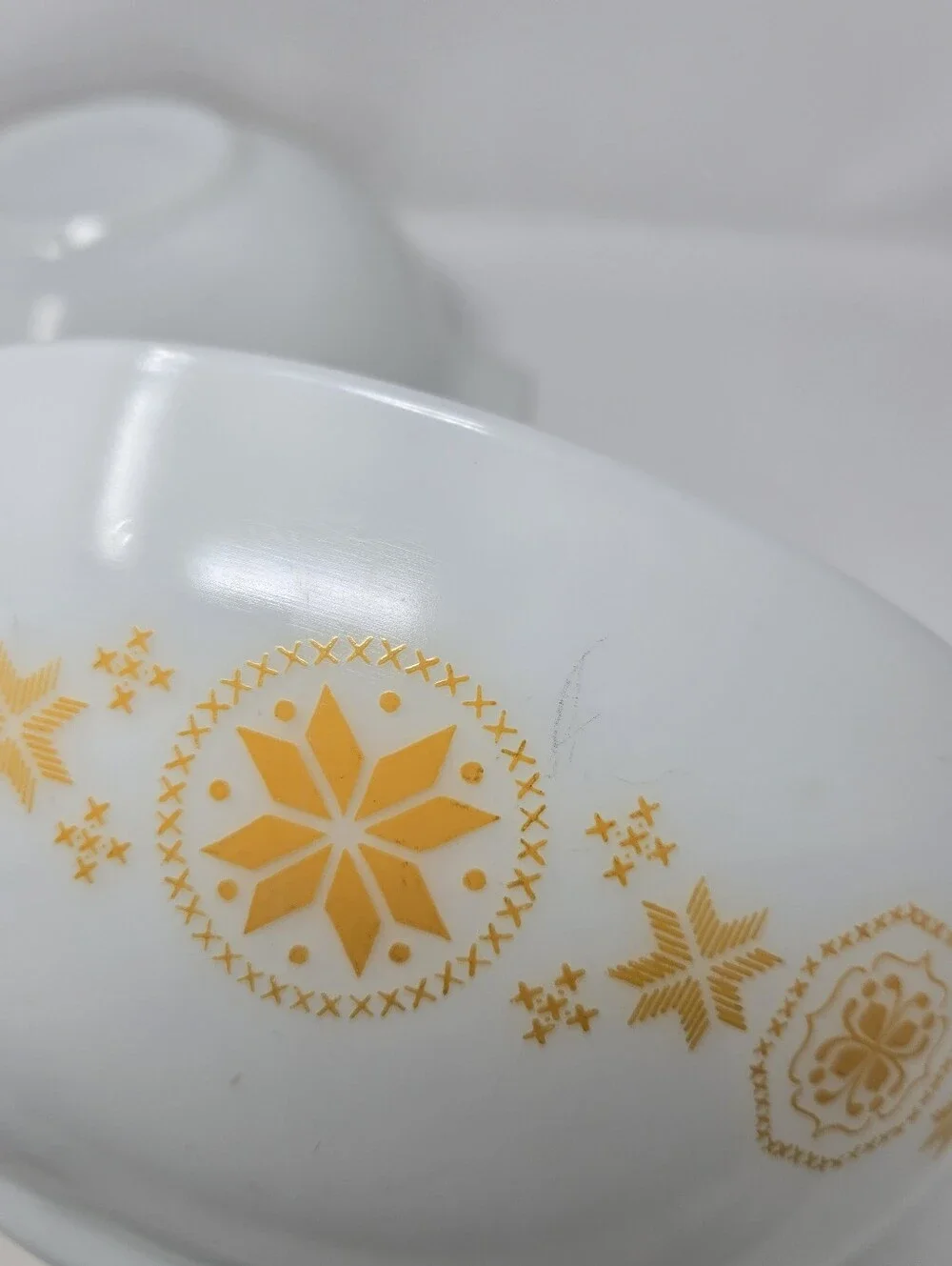 VINTAGE PYREX TOWN & COUNTRY CINDERELLA BOWL #444 #443 CASSEROLE DISH SET OF 3